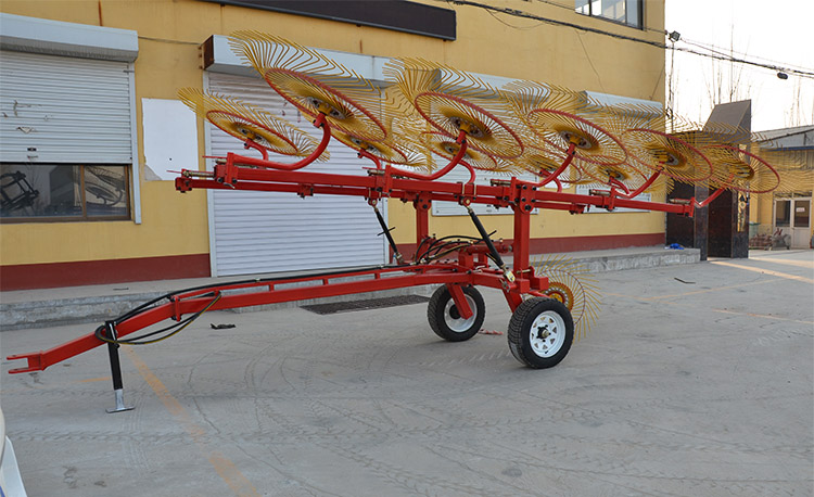 Tractor Mounted Finger Wheel Hay Rakes